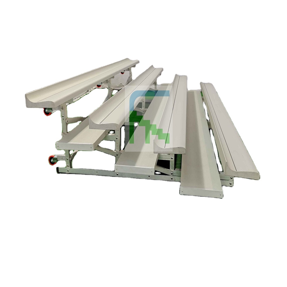 Стадион трибуна на открытом воздухе 4 ряда пластиковые бутылки ребенка аудитории тренажерный зал портативный металлический ящик для тренажерного зала для сидения