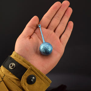 Venta al por mayor 7,5 cm Nezha 2 película Aobing armas llavero colgante mar sal perla palo en aleación 80g juguetes para niños promoción - Product Image 4