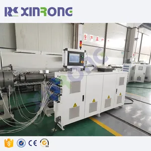 XINRONG High output 20-160mm HDPE pipe water supply gas supply pipe extrusion making machines