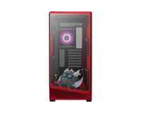 Boîtier de PC de jeu MSI PANO 130R MLG EDITION, boîtier de bureau de taille moyenne, support ATX, refroidisseur à radiateur de 360 mm avec USB 20 Gbps