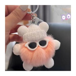 Plush Small Coal Ball Pendant Manufacturer Wholesale Car <b>Key</b> Bag Cartoon Plush Doll Pendant <b>Key</b> <b>Chain</b> - Product Image 1
