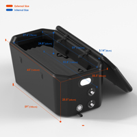 R-410A 220V 32~104 ℉   Pompe à eau froide Wi-Fi 1HP Pro blanche/noire pour bain de glace, gonflable et pliable, pour combo bain d'air et thérapie extérieure