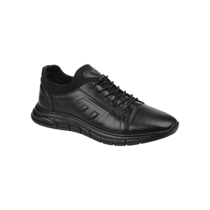 Chaussures de marche confortables pour hommes en cuir véritable M271-1 de haute qualité, style sportif, automne-hiver, antidérapantes, à lacets, semelle EVA - Product Image 1