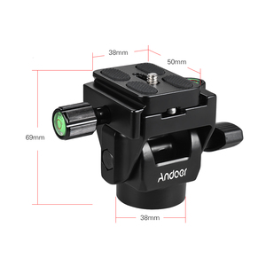 Cabezal inclinable de monopié Andoer, cabeza panorámica, teleobjetivo, observación de aves con placa de liberación rápida para cámara de vídeo - Product Image 6