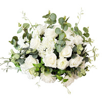 RHD Vente Flash Boule de fleurs artificielles en soie multicolores classiques de haute qualité pour centres de table de mariage