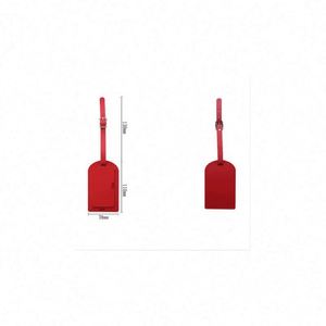 Étiquettes d'identification pour bagages en vrac, étiquettes de bagages en cuir PU, étiquette de bagage personnalisée pour cadeau promotionnel - Product Image 2