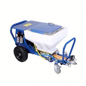Pistola pulverizadora eléctrica de piedra real, pulverizador de mortero a presión para hormigón, pulverizador sin aire multifunción para pintura ignífuga - Product Image 3
