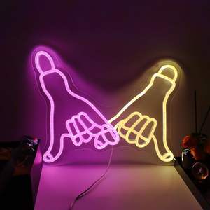 Enseigne lumineuse néon faite à la main <span class=keywords><strong>idée</strong></span> <span class=keywords><strong>cadeau</strong></span> de la Saint-Valentin pour petit ami/petite amie décorations lumineuses LED Couples anniversaire de mariage - Product Image 1