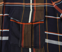 Chemise à manches longues à carreaux vintage élégante pour femmes ZEVITY, nouvelle collection automne 2025, design simple et polyvalent, chemisier de travail