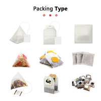 Machine d'emballage de sachets de thé pyramidaux avec peseuse multi-têtes pour l'emballage de granulés de thé aux herbes