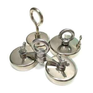 批发高性能定制圆形钕磁铁N35级稀土钕铁硼打捞磁性工具 - Product Image 2