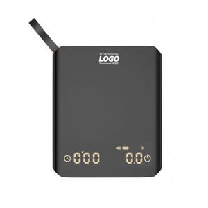 Balance à café rechargeable haute précision avec minuteur (0,1g/2kg) en PVC durable, fonction de réveil automatique, pour le café filtre et l'espresso - Product Image 1