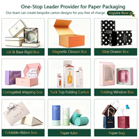 Sac cadeau de luxe en papier Bravo avec poignée, boîtes d'emballage pliables élégantes et gaufrées pour mariage, salon, spa, marque de start-up