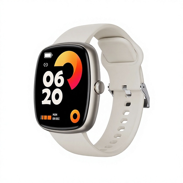 T69 New 2025 Smart Watch with Blood Oxygen Blood Pressure Heart Rate Touch-Sensitive Control 250mAh Battery Fitness Tracker