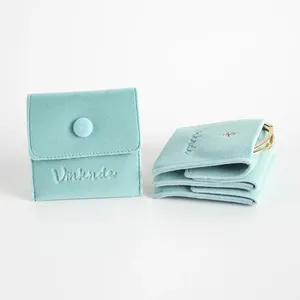 Sacchetto Quadrato per Gioielli alla Moda, Confezione Regalo in Morbido Velluto per Bracciali, Collane e <span class=keywords><strong>Orecchini</strong></span> - Product Image 5