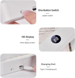 مصباح قراءة <span class=keywords><strong>LED</strong></span> قابل لإعادة الشحن عبر USB، مصباح مكتب محمول للطلاب، إضاءة ليلية للدراسة في غرف النوم والسكن الجامعي، متاح بنظام OEM وODM - Product Image 5