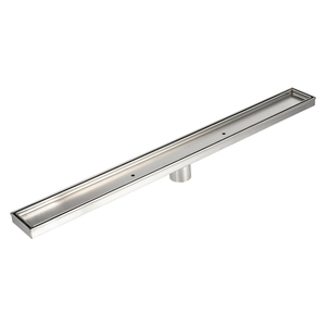 Tùy chỉnh dài thép không gỉ 304 tuyến tính gạch chèn vòi hoa sen xả phòng tắm giấu loại bỏ thoát nước sàn - Product Image 4