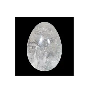Latest 2023 Best Quality Crystal Natural Gemstone Healing Clear Quartz Yoni Eggs in all size from India