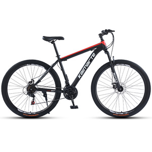 Vélo de montagne Kaimarte 26 pouces, fourche rigide, jante en alliage d'aluminium, type standard pour homme, noir, rouge, blanc - Product Image 2