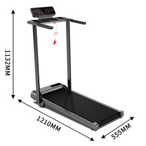 YUNPAO Nueva Mini Caminadora Doméstica con Pasamanos y Pantalla LCD Dual, Máquina para Caminar Plegable con Inclinación - Product Image 5