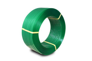 Rotolo della cinghia di reggia dell'imballaggio dell'animale domestico della cinghia di imballaggio di plastica verde ad alta resistenza 19mm - Product Image 2