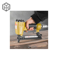 Agrafeuse pneumatique Meite N819 de haute qualité, agrafes à couronne large de 19 mm pour le travail du bois, la pose de portes et la fixation de panneaux de maison