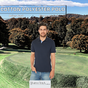 T-shirts de golf en coton et polyester tricotés unis, brodés avec logo, haute qualité, séchage rapide, taille personnalisée, vente en gros - Product Image 2