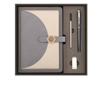 Carnets personnalisés en gros avec stylo, cadeaux promotionnels d'affaires, carnet en cuir, carnet A5, coffret cadeau