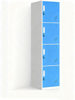 Armoire de rangement en acier au design moderne avec serrure à clé, écologique et durable pour usage domestique et hôtelier, prix d'usine, mobilier de maison