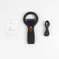 Lector de Microchip para Animales de 134.2Khz, Memoria para 16000 Registros, Lector de Chip Animal FDX-B/FDX-A/HDX, Escáner de Microchip para Mascotas con USB y Bluetooth