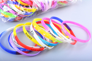 Luminous Glowing Rubber <b>Adjustable</b> <b>Bracelet</b> for Customized Promotional Gifts and Events-Durable Custom Color - Product Image 5