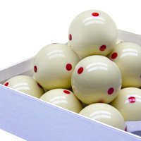 Billes de billard de qualité supérieure en résine - Ensemble de 57,2 mm pour tournoi - C-3/C-1/C-21