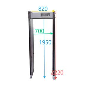 Độ ổn định cao Máy dò kim loại công nghiệp đa khu vực đi bộ qua khung cửa Máy quét cơ thể - Product Image 4