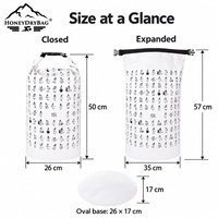 Sac à dos étanche robuste en PVC polymère, personnalisable avec logo OEM, pour trekking alpin, à haute capacité de charge, résistant aux chocs extrêmes