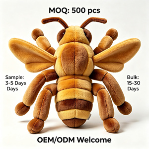 Peluche de Avispa de Papel Europea Realista Personalizado, Insecto de la Naturaleza, Recuerdo de Zoológico, Juguete Educativo para Niños, Actividad Promocional - Product Image 6