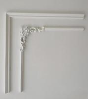 Style moderne décoratif plafond moulage corniche poudre de gypse imperméable à l'eau haute résistance durable écologique longueur de vie personnalisée