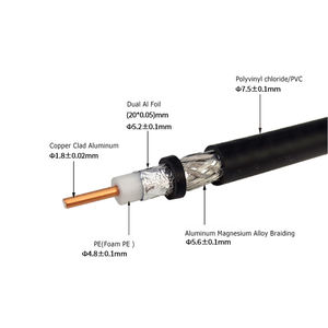 Câble coaxial LMR300 <span class=keywords><strong>10m</strong></span>, connecteurs N mâle à <span class=keywords><strong>SMA</strong></span> mâle, faible perte, pour antenne. - Product Image 5