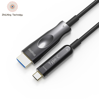 Ugreen — câble usb vers hdmi 4k, fibre optique, mini dp, pour téléphone, moniteur, 10m, 20m, 50m