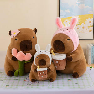 Cute Bow Teddy Bear Rabbit Plush Keychain Stuffed Animal Toy Soft Fluffy Plushie Peluches Bunny Bag <b>Charm</b> Pendant Doll <b>Keyring</b> - Product Image 3