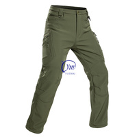 Pantalon cargo tactique pour homme, personnalisé, chaud, imperméable, en polaire, pour l'automne et l'hiver, pour le travail en extérieur