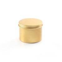 Vente en gros 120ml 4Oz Boîte ronde en métal pour les pots de bougie de Noël de luxe