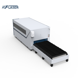 Máquina de Corte Láser CNC para Chapa Metálica, Máquinas de Fibra de 6kw con Cubierta Cerrada para Cortar Aluminio, Acero Inoxidable y Chapa de Acero - Product Image 5