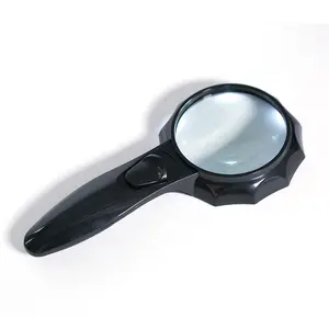 High quality Handheld Magnifying Glass hand magnifier with led light for reading