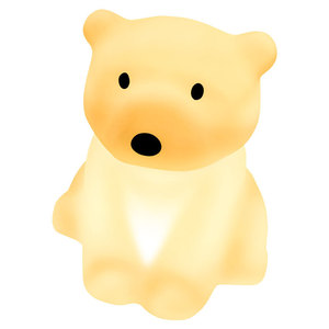 Polar Bear Night Light RGB Color Remote Control Dimmable <b>Rechargeable</b> <b>Bedside</b> <b>Lamp</b> for Kids Bedroom Nursery - Product Image 4
