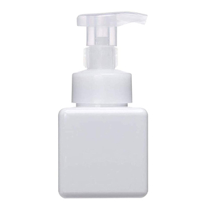 8.5oz / 250ml PET Plastic Empty Refillable Square Hand Soap Dispenser Foam Pump Bottle for Lotion  Shampoo  Conditioner 