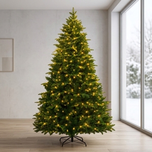 <span class=keywords><strong>Albero</strong></span> <span class=keywords><strong>di</strong></span> <span class=keywords><strong>Natale</strong></span> Artificiale con Luci LED, <span class=keywords><strong>Decorazioni</strong></span> Natalizie <span class=keywords><strong>di</strong></span> Lusso, <span class=keywords><strong>Albero</strong></span> Realistico in PE e PVC <span class=keywords><strong>per</strong></span> <span class=keywords><strong>Decorazioni</strong></span> Festive - Product Image 6