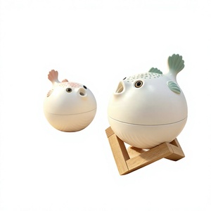 Pufferfish Humidifier 260ml Ultrasonic Cool Mist Aroma Essential Oil <strong>Diffuser</strong> USB Powered for Bedroom Home Desktop - Product Image 2