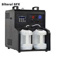 Machine à bulles de fumée LED SITERUI SFX 900W à 2 roues, télécommande DMX LCD, réservoir de 1,2 L, portée de 50-60 m pour scène et mariage