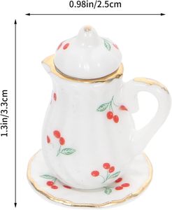 1 ensemble de meubles mini-tasse 1 12 échelle micro paysage décoration, tasses à café miniatures mini cuisine - Product Image 2