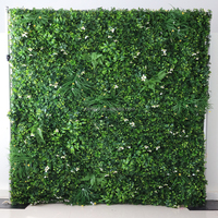 L extérieur mariage jardin verdure thèmes dos goutte décor rouler vert buis artificiel Milan herbe fleur mur toile de fond panneau